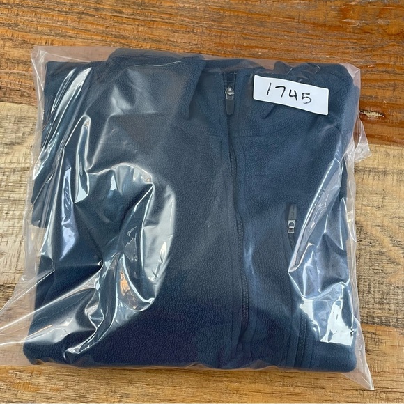 L L Bean 1/4 Zip Men Large Tall Blue Trail Fleece Pullover Lightweight Gorpcore - Picture 8 of 8